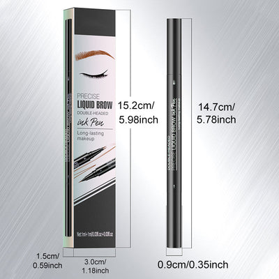 2 in 1 Liquid Eyebrow Pen -- Waterproof & Sweatproof