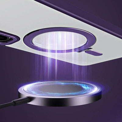 Invisible Magnetic Bracket Anti-fall Phone Case For Samsung Galaxy S23 Ultra Plus Support Wireless Charging