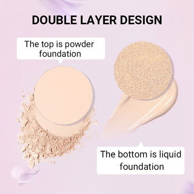 All-in-one Double-layer Foundation & Powder