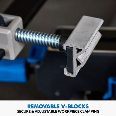 Evolution S355MCS: Mitering Chop Saw With 14 in. Mild Steel Blade | Heavy Duty | Metal Cutting