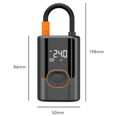 🔥Multifunctional Portable Car Tire Inflator with Light